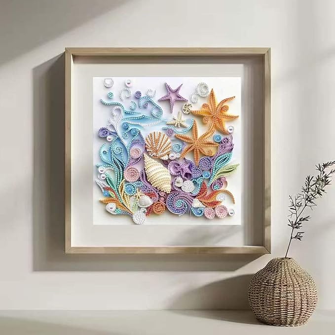 ZQEATRY Shell Starfish Diamond Art Kits - Image 3