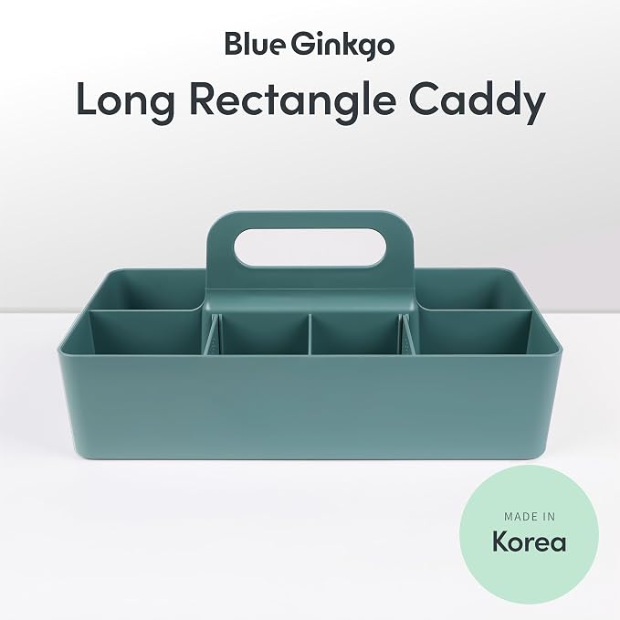 BLUE GINKGO Stackable Organizer Caddy, Made in Korea | Portable. Adjustable. - Image 2
