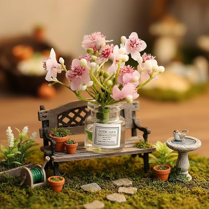 Miniature Flowers in Vase Set - Image 5