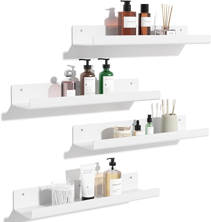upsimples 4 Pcs 15" Acrylic Shelves by upsimples