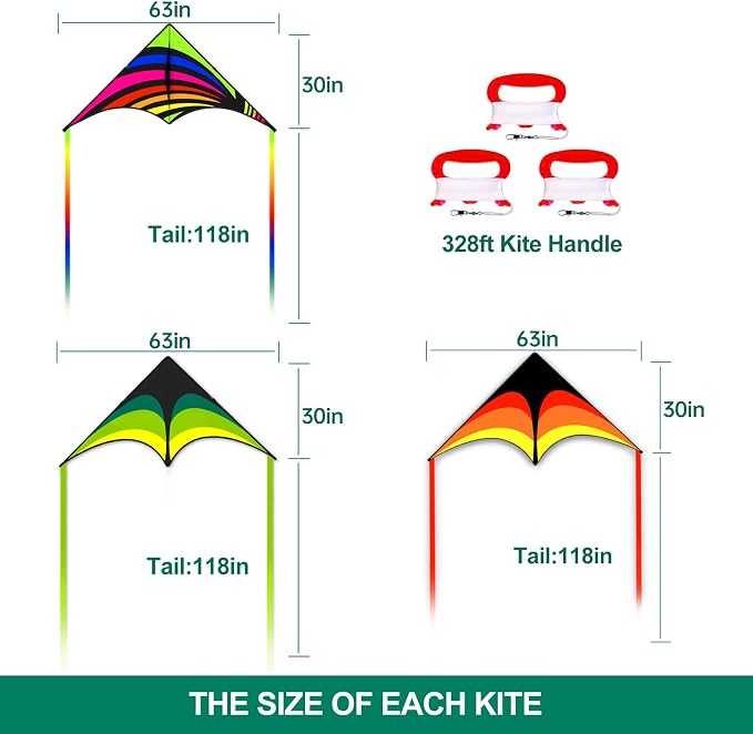 Mint's Colorful Life Delta Kite - Image 3