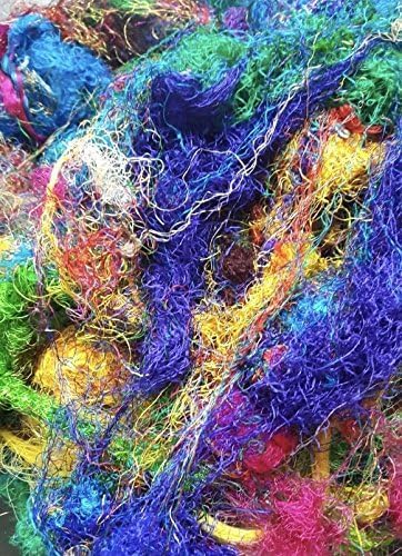 Knitsilk Mulberry Silk Fibers – Hand-Dyed Multicolor Silk Roving - Image 8