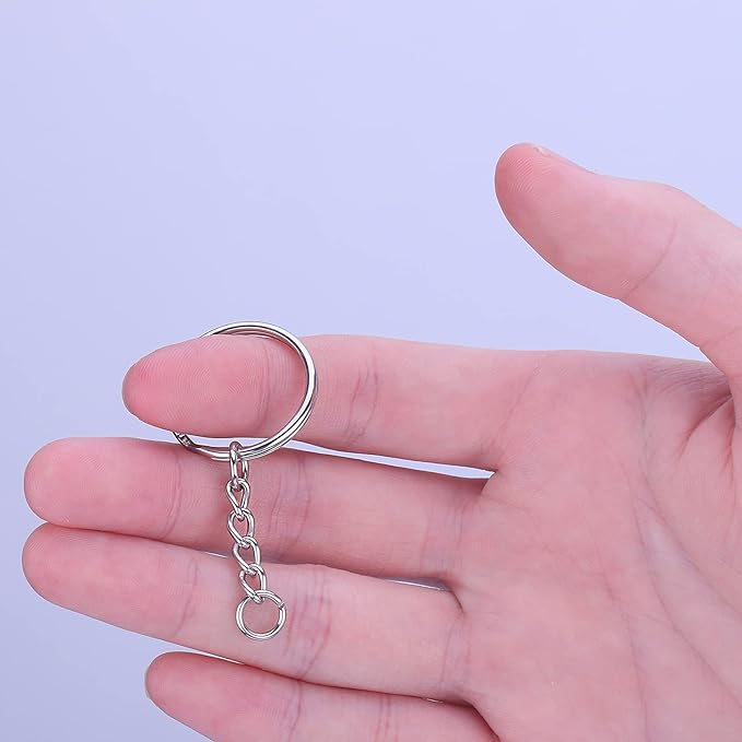 HAUTOCO 100pcs Keychain Rings - Image 5