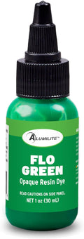Alumilite Liquid Dye Flo Green 1 Oz, Highly Concentrated Dye by Alumilite