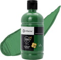 Artecho Sap Green Acrylic Paint 500ml / 17oz Large Bottle | Semi Glossy Finish by Artecho