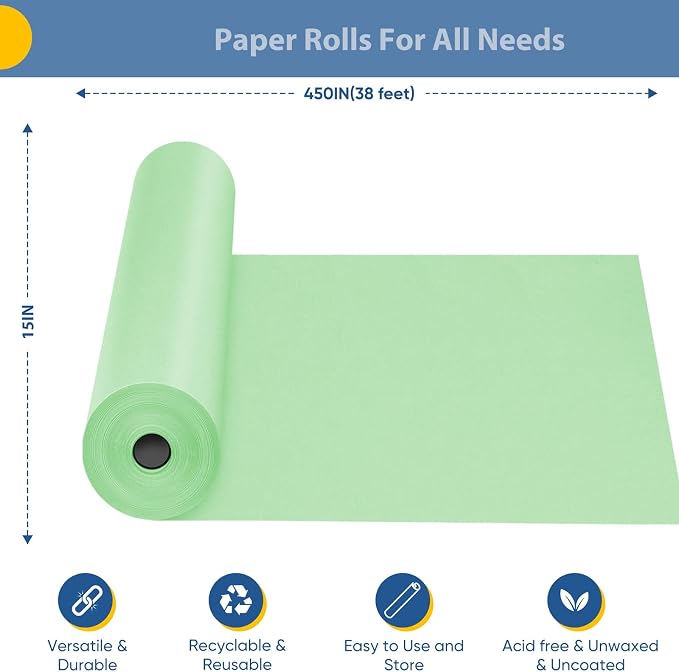 Light Green Wrapping Paper, Birthday Anniversary Christmas Wedding Easter Eid - Image 2