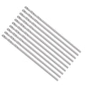 Drill Bit, 0.9mm Cutting Diameter, 4241 HSS 118° Cutting Angle Uncoated Bright Versatile Jobber Bits - (Applications: for Drilling Plastic Wood Soft Metal), 10-Pieces