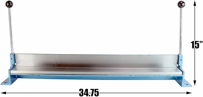Erie Tools 30" Portable Bench Top Sheet Metal Hand Brake 16 Gauge Bender Up to 90 Degree Bends Heavy Duty