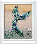 LYJZYXGS Sea Glass Art Kit, DIY Mosaic Arts and Craft Kits Ocean Painting Kit by LYJZYXGS