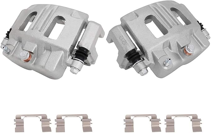 SCITOO Front Left+Right Brake Calipers With Bracket 18B4950 18B4951 Compatible For Chevrolet Equinox 2005-2006 For Pontiac Torrent 2006 For Saturn Vue 2004-2007