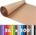PerkHomy Brown Kraft Paper Roll 36" x 3 by PerkHomy