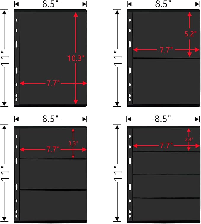MUQING 9 Sizes Stamp Pages - Image 2