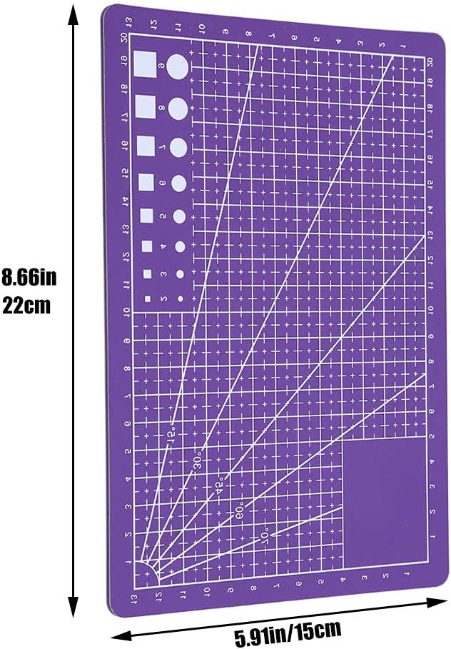 A5 Self Healing Cutting Mat Double Sided, 8.5in×6in Small Cutting Mat Craft - Image 2