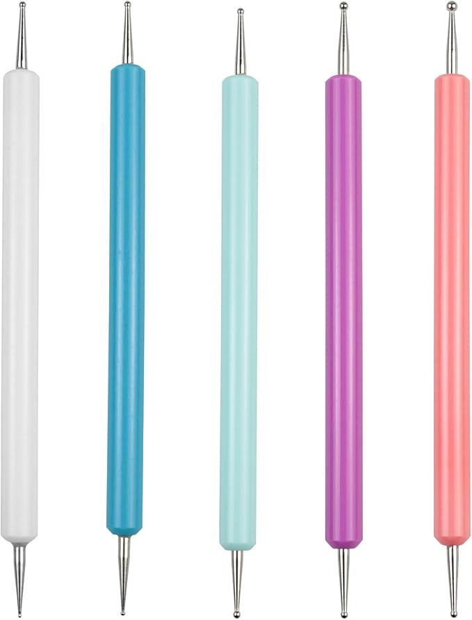 5-Piece Pattern Tracing & Embossing Stylus Set – Dual-Ended Ball Tip Tools by Unknown