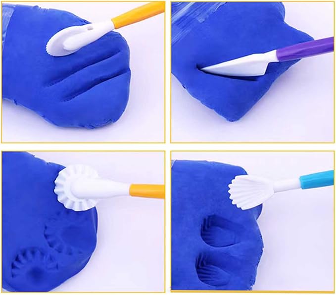 Langqun Air Dry Clay Sculpting Tools, Modeling Shaping Embossing - Image 4