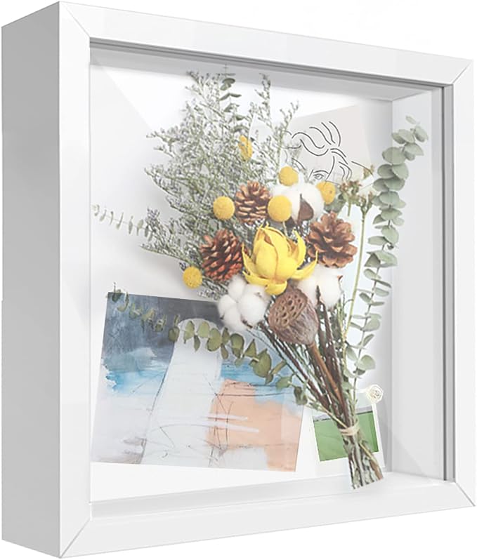 12x12 Shadow Box Frame with Letter Stickers, Graduation Memories Frame - Image 6