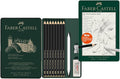 Faber-Castell Pitt Graphite Matte Pencil Set, Metal Tin of 8 Graphite Pencils by Faber-Castell