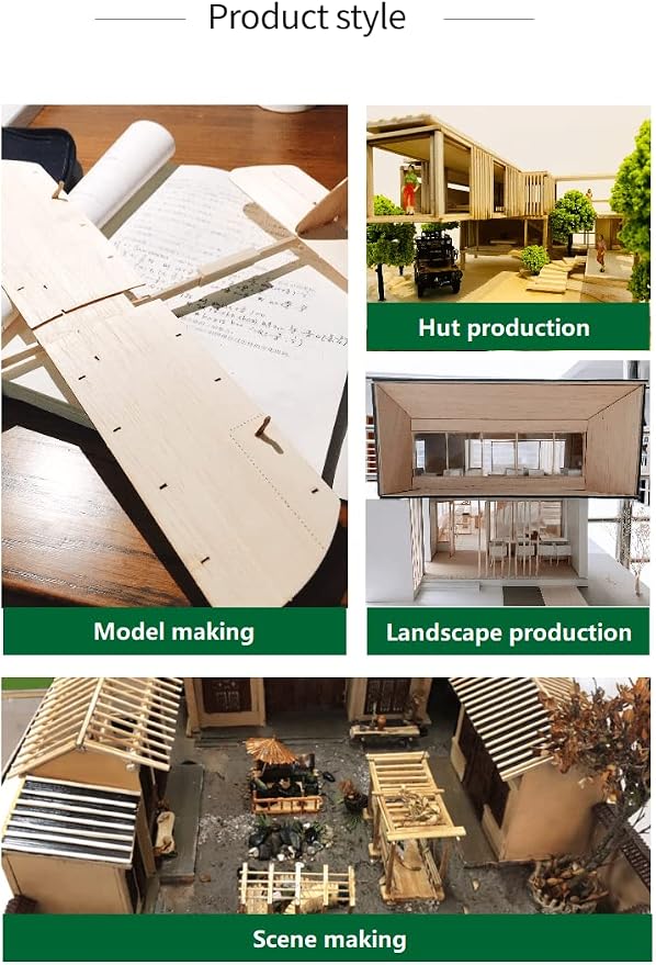 12 Pack 1/8 Balsa Wood Sheets 4 x 6 Inch Natural Plywood Unfinished Wood Board - Image 7