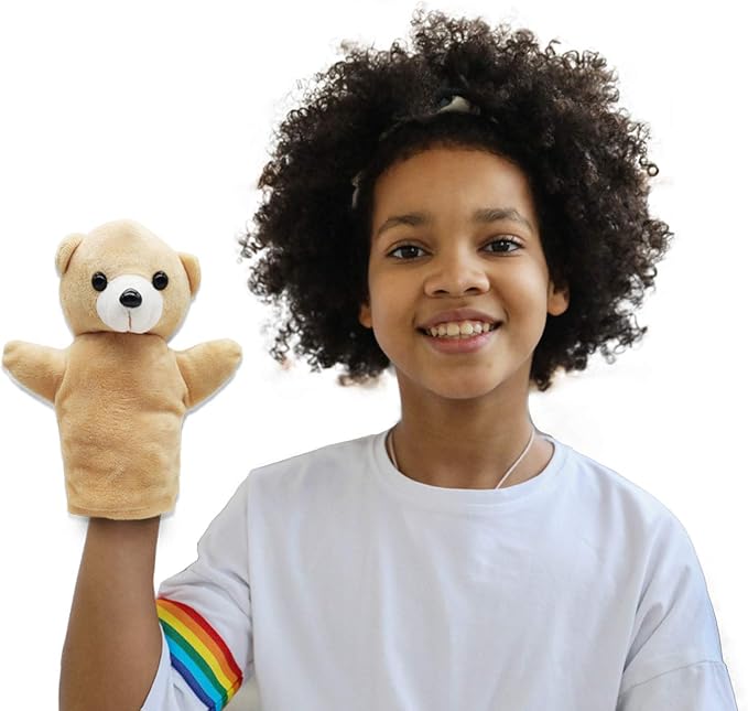 Yolococa Plush Animal Hand Puppet Set, and Panda Puppets - Image 4