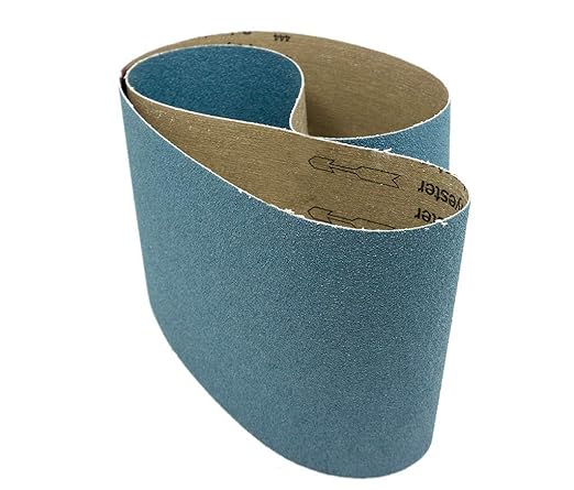 Benchmark Abrasives 6 x 48 Inch Sanding Belts with Zirconia Grains, Sand Paper for Metal Grinding, Sanding, Knife Polishing, Surface Blending Belt Sander Paper Belt for Woodworking (2 Pack), 80 Grit