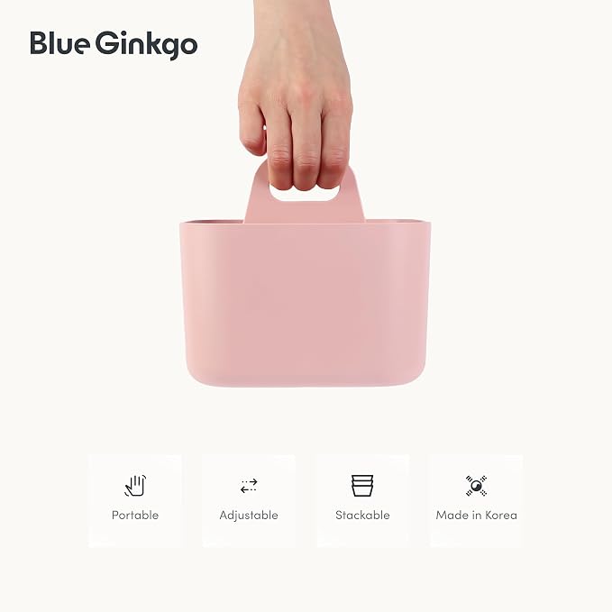 BLUE GINKGO Stackable Organizer Caddy, Made in Korea | Portable. Adjustable. - Image 5