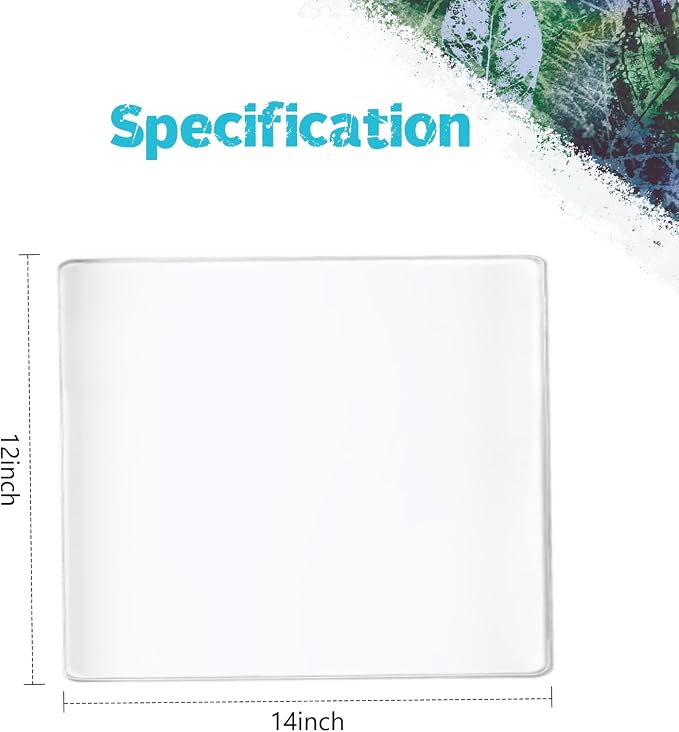 Vollence 12" X 14" Reusable Gel Monoprinting Plate – Reusable Art Plate - Image 2