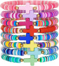 Heishi Surfer Clay Bead Bracelets Set by RINTOLER