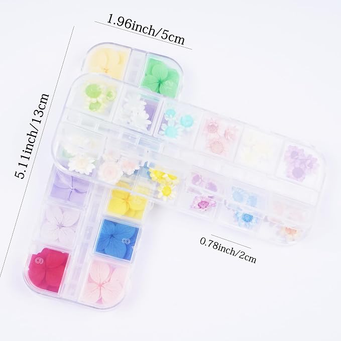 96Pcs Small Dried Pressed Flowers - Image 3