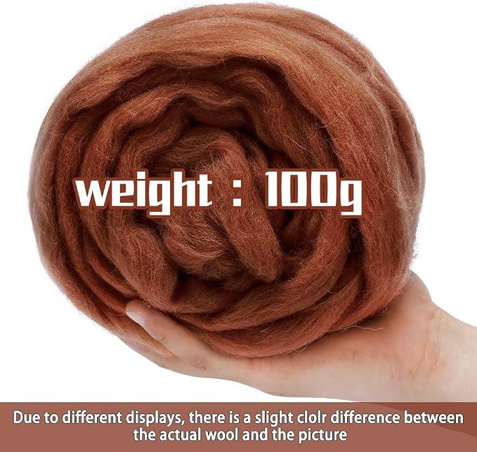 3.53oz Needle Felting Wool Roving Wool - Image 2