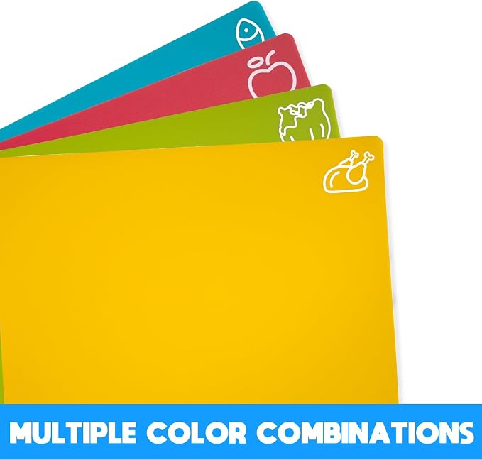 GoodLuck 4 Pieces Flexible Cutting Boards - Image 3