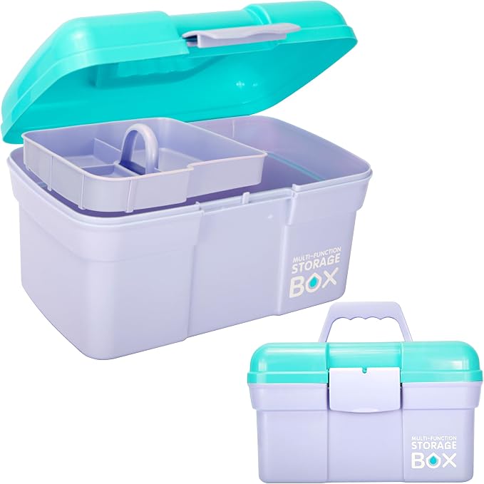 TERGOO 11in Mutipurpose Storage Box Organizer by Focusonefficientstorage