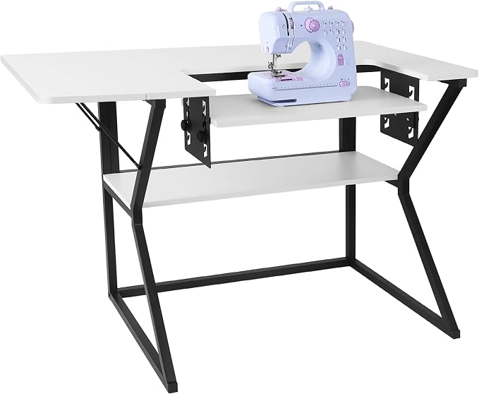 Vividwood Sewing Table, Large Sewing Machine Table by vividwood
