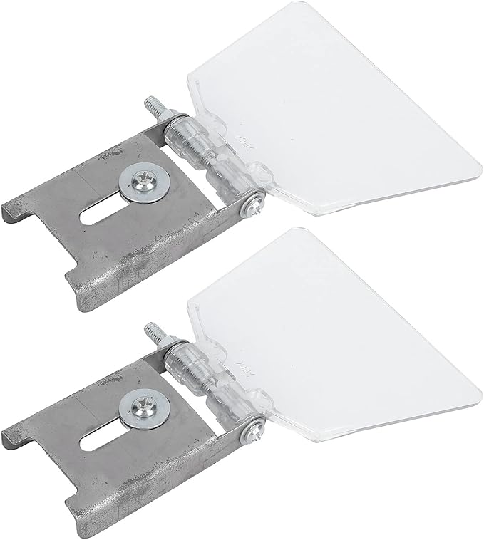 2Pcs Bench Grinder Tool Rest Accessories, 304 Stainless Steel Eye Shields for Bench Grinder, Grinder Safety Shields for Bench Type 125/150/200/250 Grinder