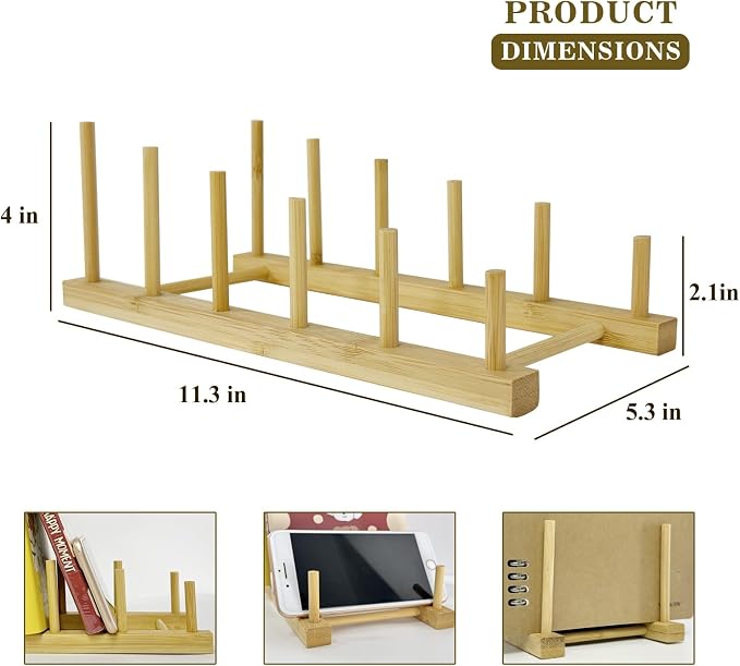 2 Pack Wooden Puzzle Rack, Puzzle Storage Organizer - Image 3