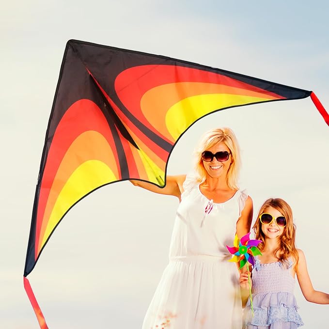 Delta Kite Set for Kids and Adults, Extremely Easy to Launch for Beginners - Image 5
