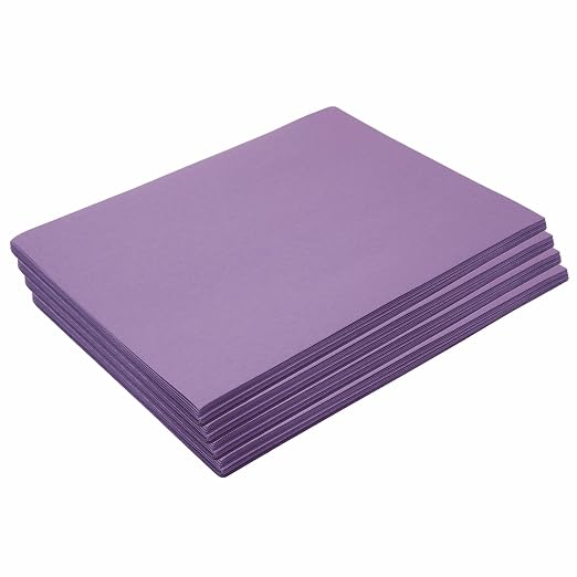Colorations 9" x 12" Mediumweight Violet Construction Paper by Colorations