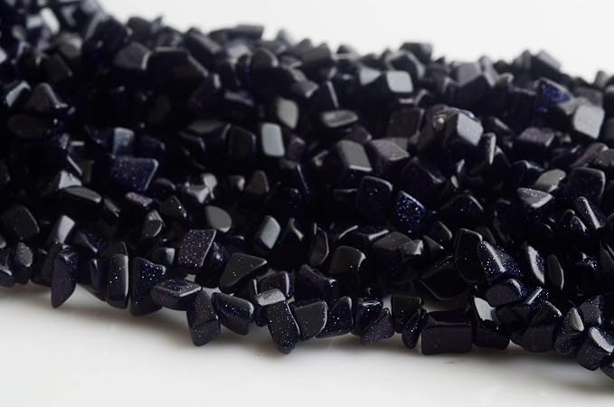 Natural Chip Stone Beads Blue Sandstone 5-8mm About 400 Pieces Irregular - Image 4