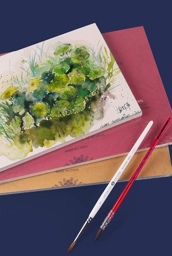 BAOHONG Artists' Watercolor Paper Block, 100% Cotton, 140LB/300GSM, Watercolor - Image 6