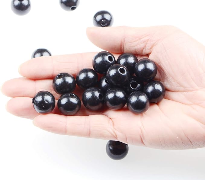 AD Beads Large Hole Wood Spacer Wooden Jewelry Making Bracelet Necklace - Image 3