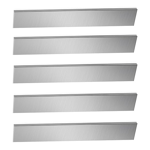 5 Pack 15N20 Steel for Knife Making - 12"x1.5"x1/8" 15N20 Steel Flat Stock Knife Blanks for Knife Making DIY