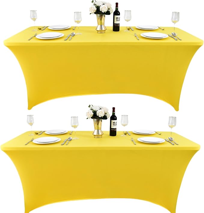 2-Pack 8ft Spandex Table Covers by Unknown