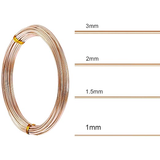 TecUnite Aluminum Craft Wire for Sculpting Armature Bendable Craft Wire for DIY - Image 4