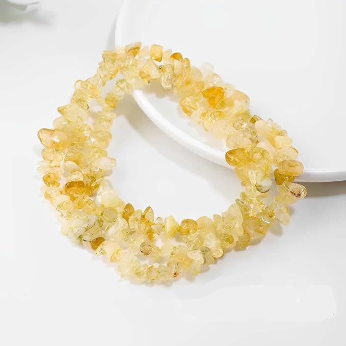 200pcs Natural Chip Stone Beads Gemstone Healing Crystal Loose Rocks Bead | - Image 2