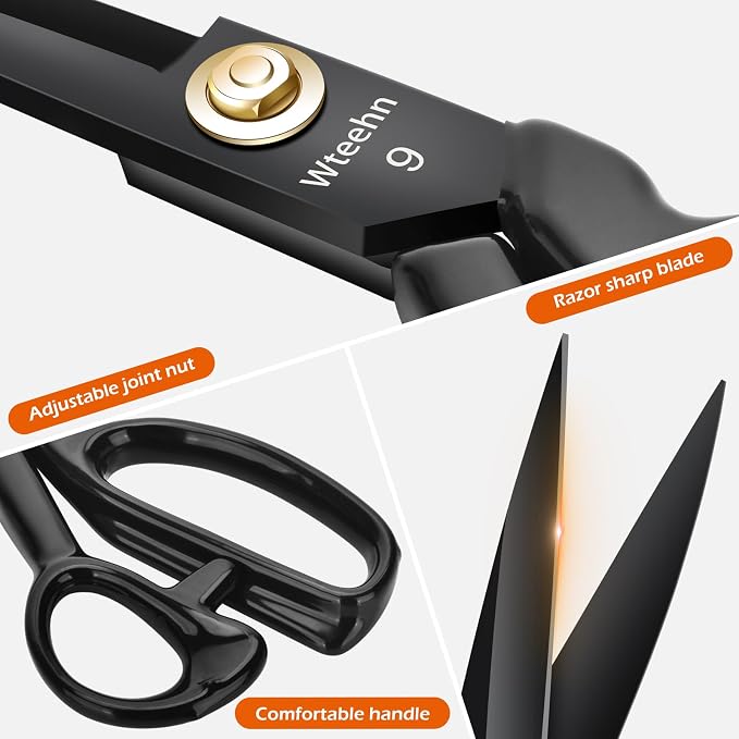 Fabric Scissors Professional, Tailor Sharp Sewing Shears - Image 3