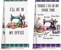 Quilters Gifts Kitchen Towels, Sewing Quilting Lovers Gifts Kitchen Towels by Unknown