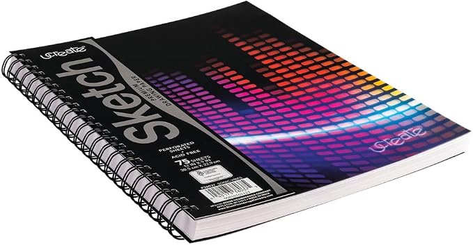 UCreate Fashion Poly Sketch Book, Sonic Vibes - Image 4