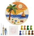 INFUNLY Sea Beach Punch Needle Kits by INFUNLY