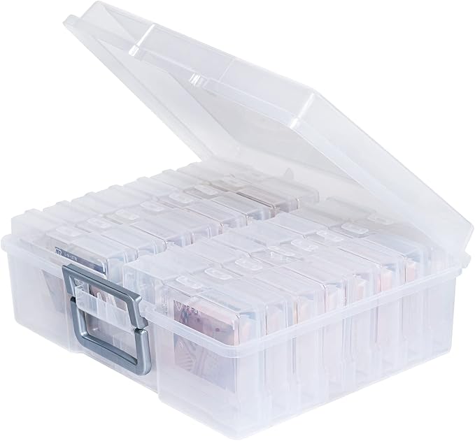 novelinks Photo Storage Box and 16 Inner 4" x 6" Photo Storage Containers | by novelinks