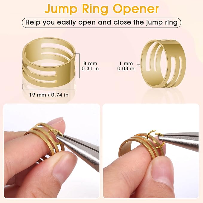 4600Pcs Silver and Gold Jump Rings - Image 4