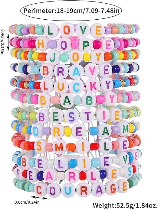 Heishi Surfer Clay Bead Bracelets Set - Image 5